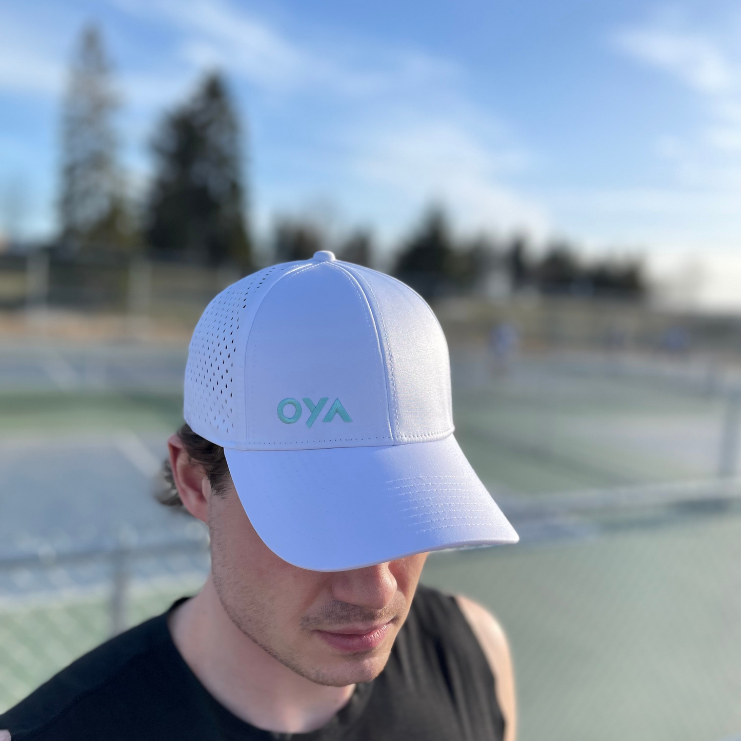 OYA Performance Hat (White/Blue)